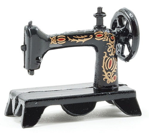 Dollhouse Miniature Sewing Machine Tabletop